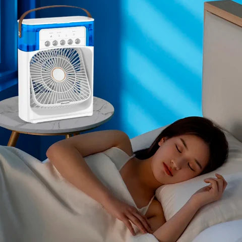 MINI CLIMATIZADOR PORÁTIL 3 em 1