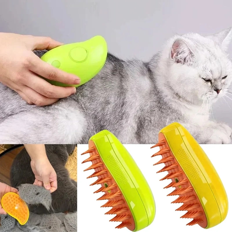 Escova a Vapor Para Cães e Gatos