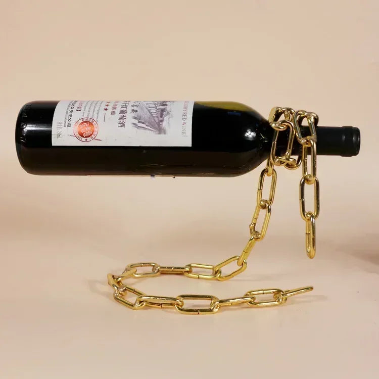 Suporte de Corrente Mágica para Vinho