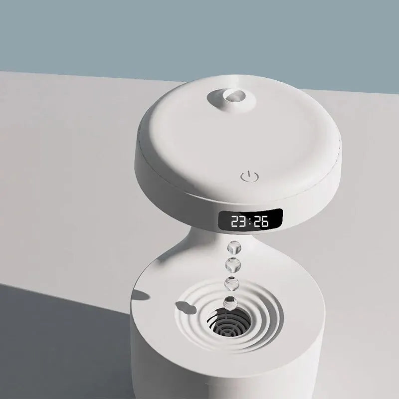 Umidificador Antigravidade com Tela de LED