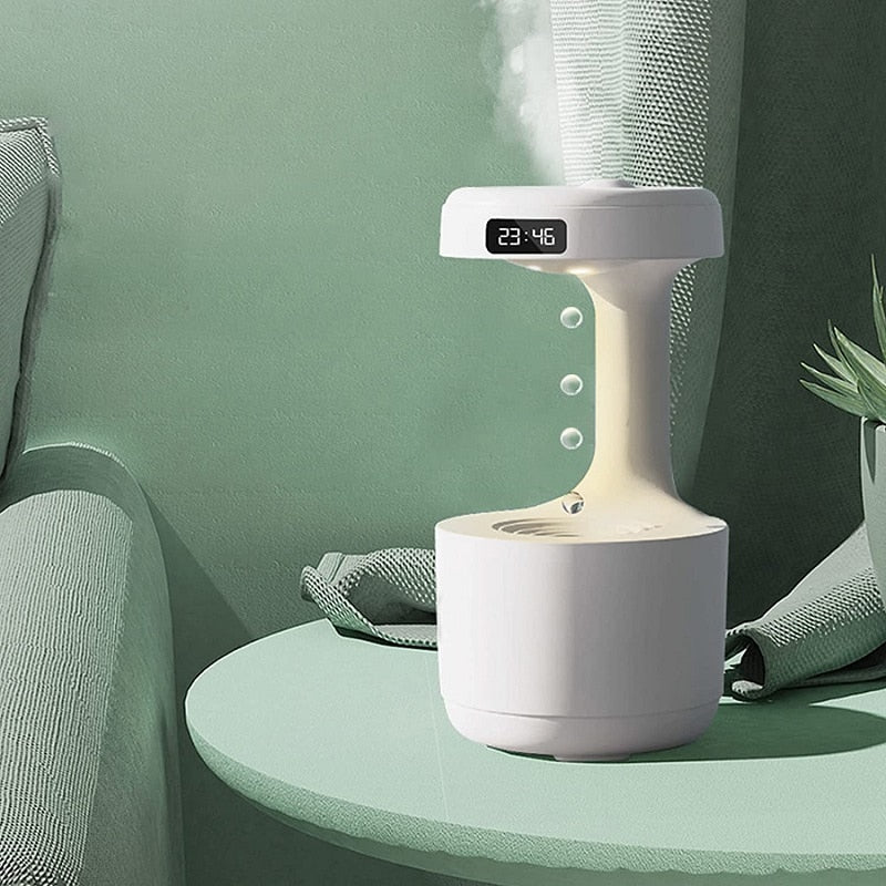 Umidificador Antigravidade com Tela de LED