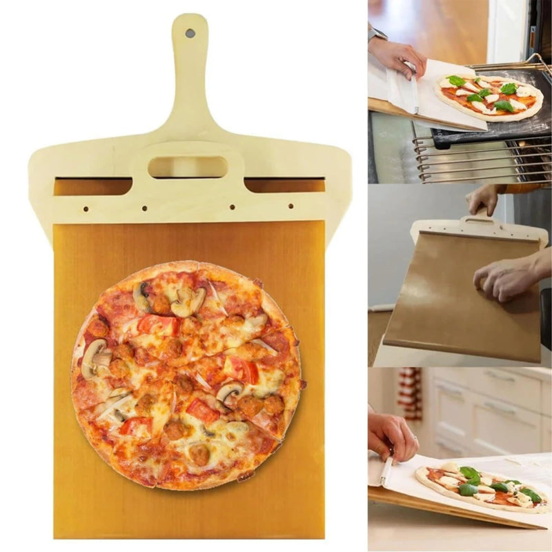 Pá Deslizante Italiana para Pizza e Massas