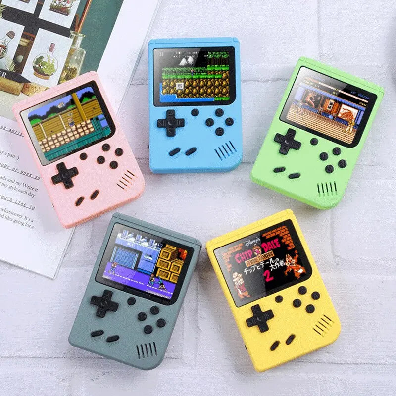 Mini Video Game Portátil Retrô  Com 500 Jogos