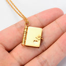 Corrente e Pingente de Livro