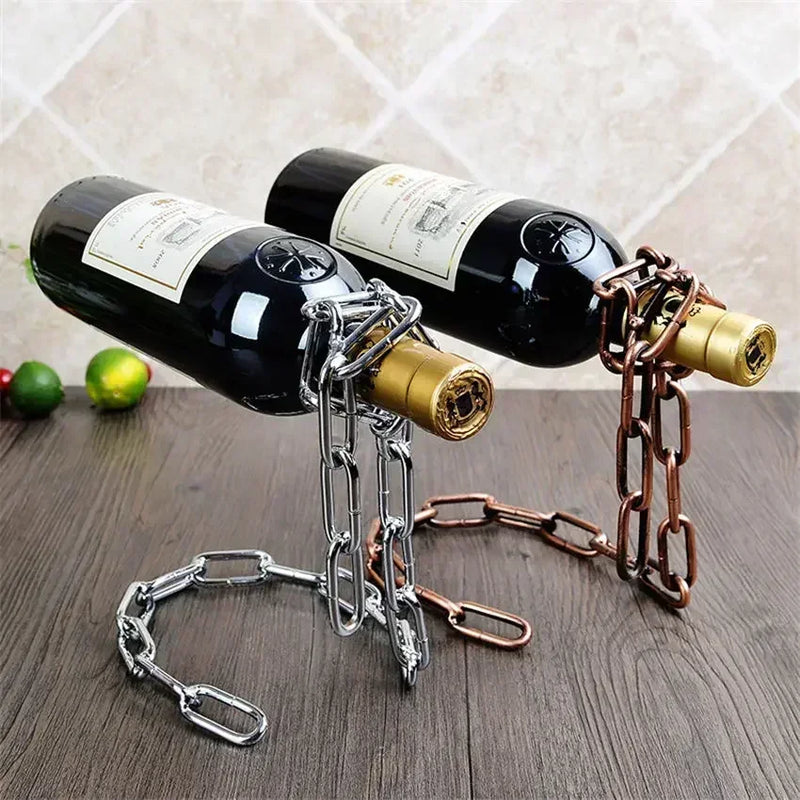 Suporte de Corrente Mágica para Vinho