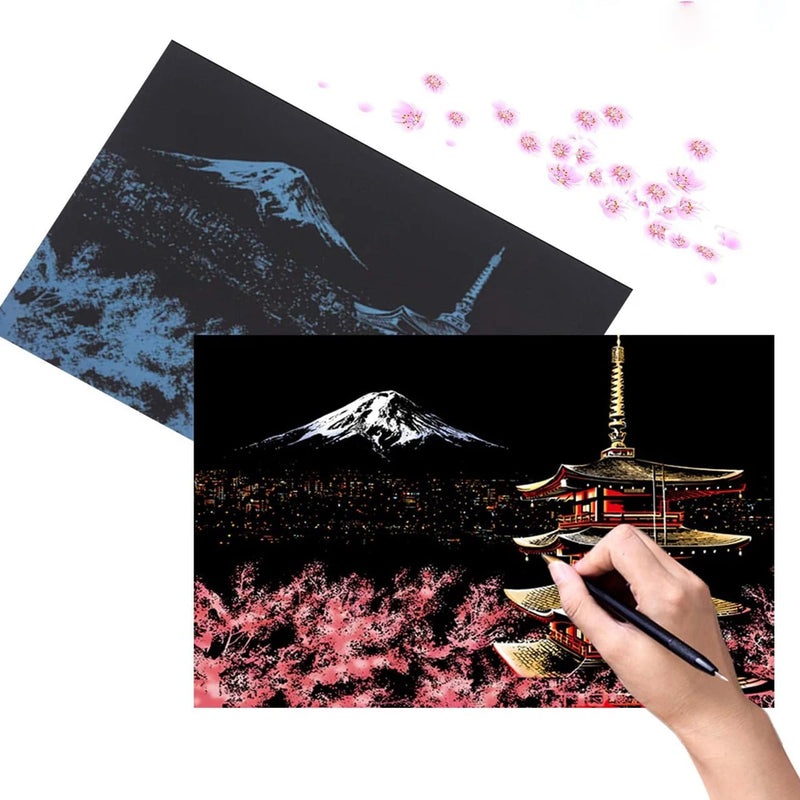 Papel para Pintura Scratch: Revele a Magia Oculta em Cada Traço!