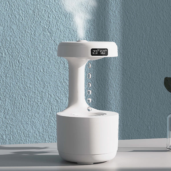 Umidificador Antigravidade com Tela de LED