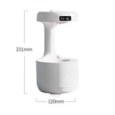 Umidificador Antigravidade com Tela de LED