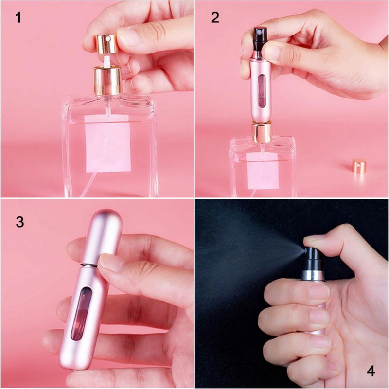 Mini Frasco Porta Perfume: Um toque de elegância e praticidade para o seu dia a dia