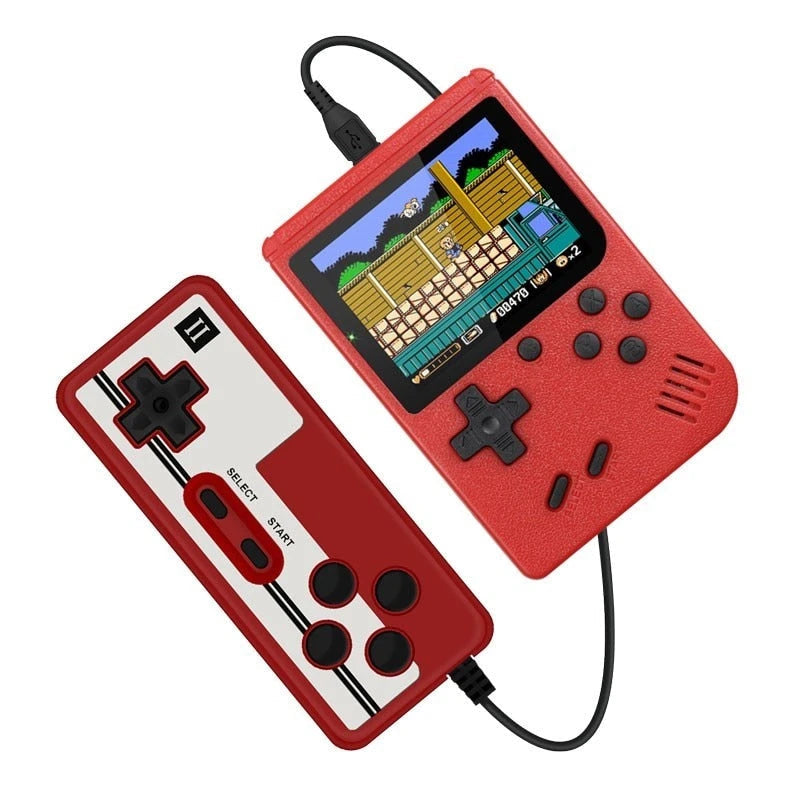 Mini Video Game Portátil Retrô  Com 500 Jogos