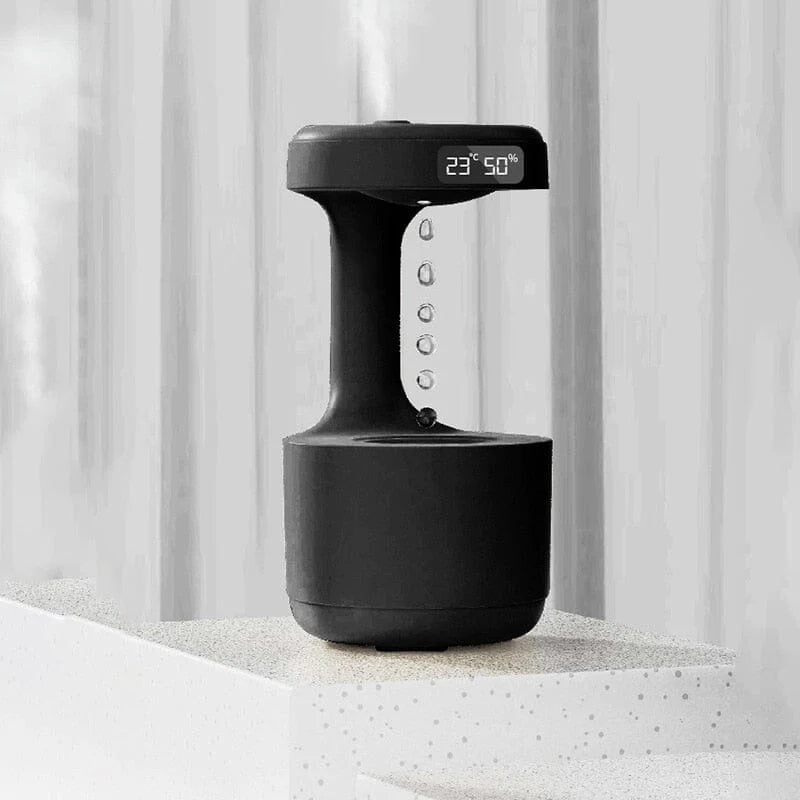 Umidificador Antigravidade com Tela de LED