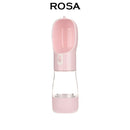 Garrafa Para Pet Plus ( 2 em 1 ) utilidadesweb01 Rosa 